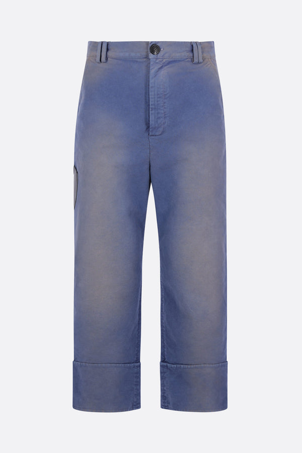 Ingaro cropped trousers in moleskin