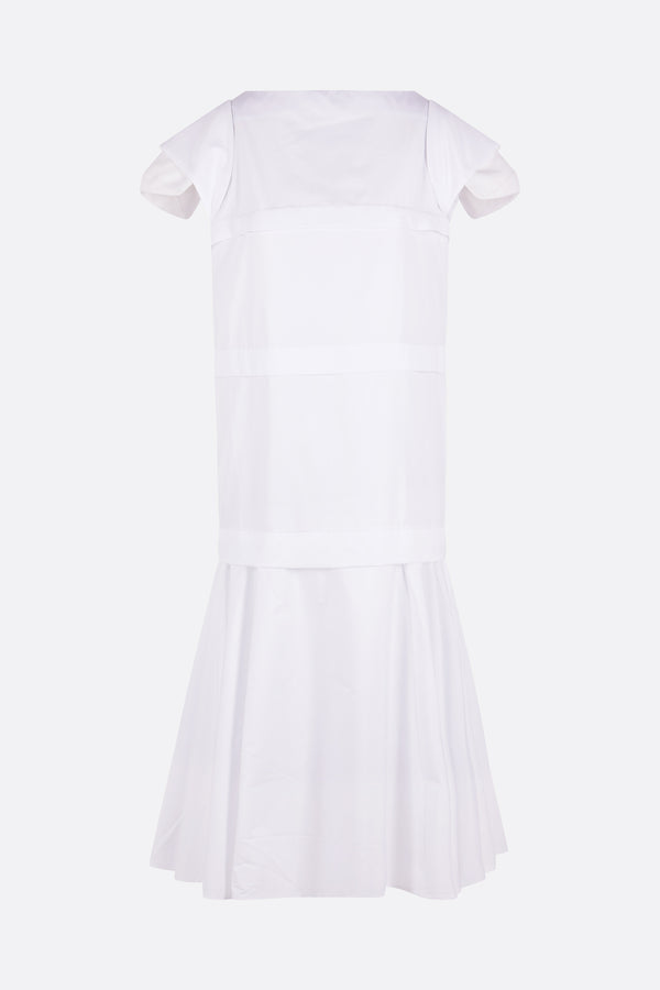 Denise midi dress in poplin