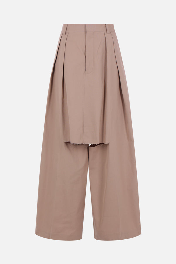 Brezza skirt trousers in canvas