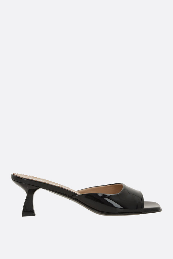 Dona mule sandals in patent leather