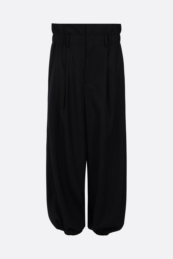 wool baggy trousers