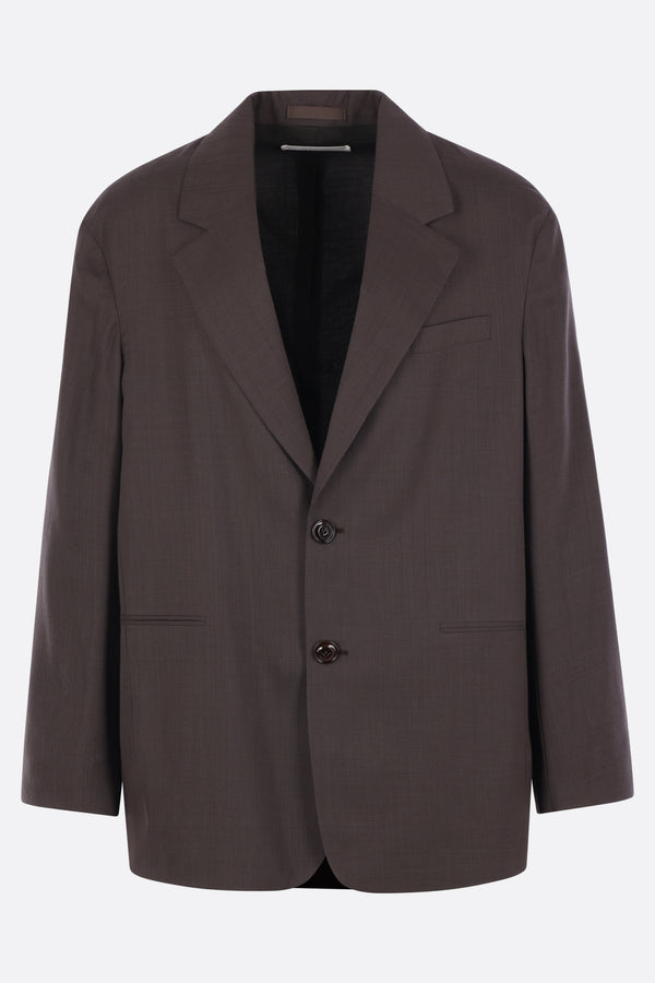Industry single-breasted jacket in wool