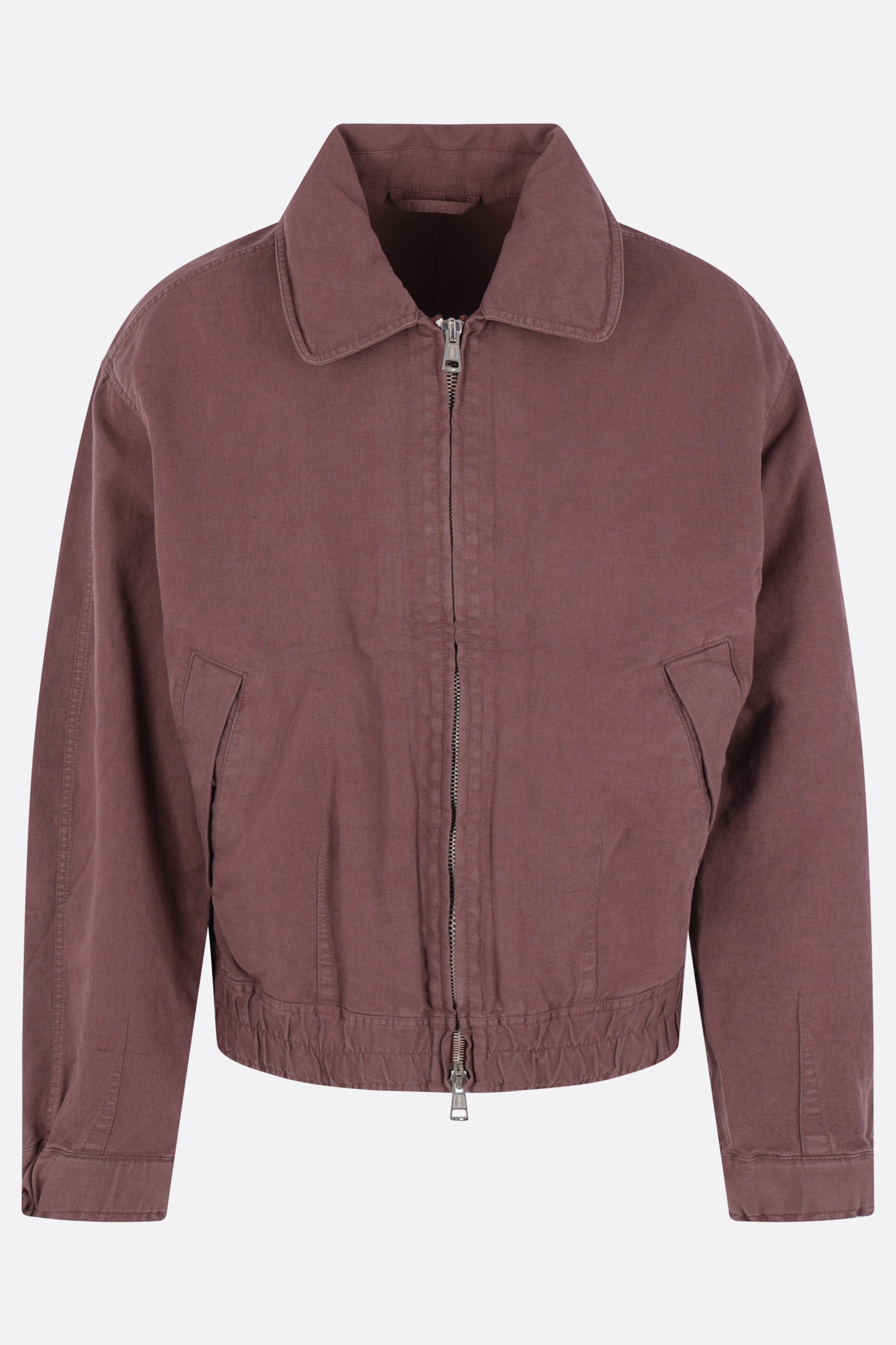 giubbotto full-zip Command in cotone e lino