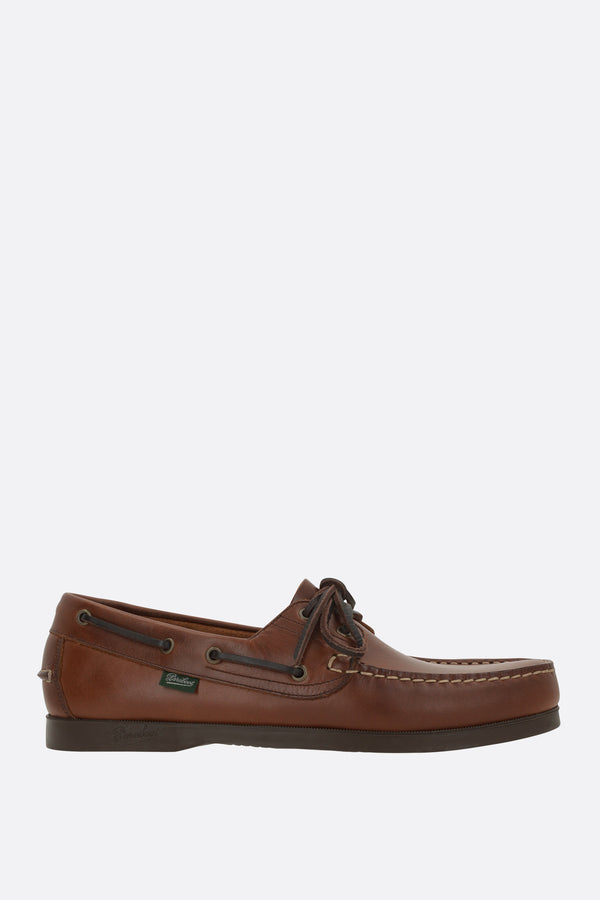 Barth boat shoes in smooth leather