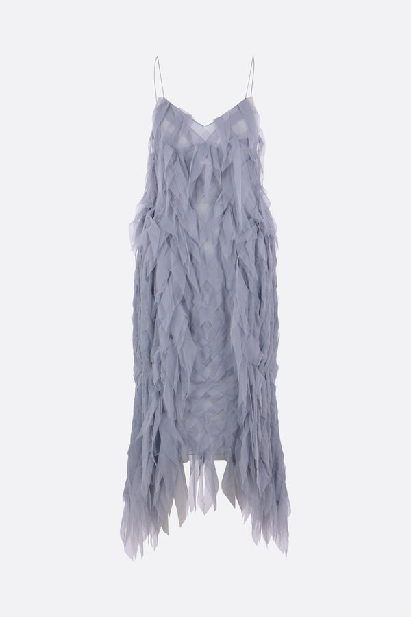 argyle tulle slip dress