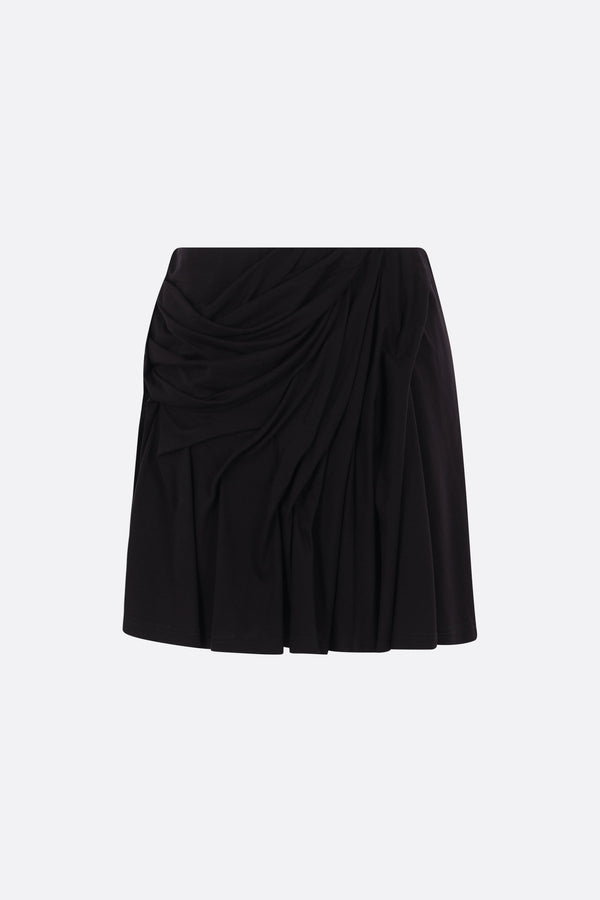 Rose mini skirt in jersey