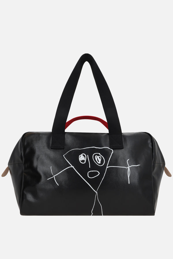 Pili e Bianca duffle bag in coated canvas