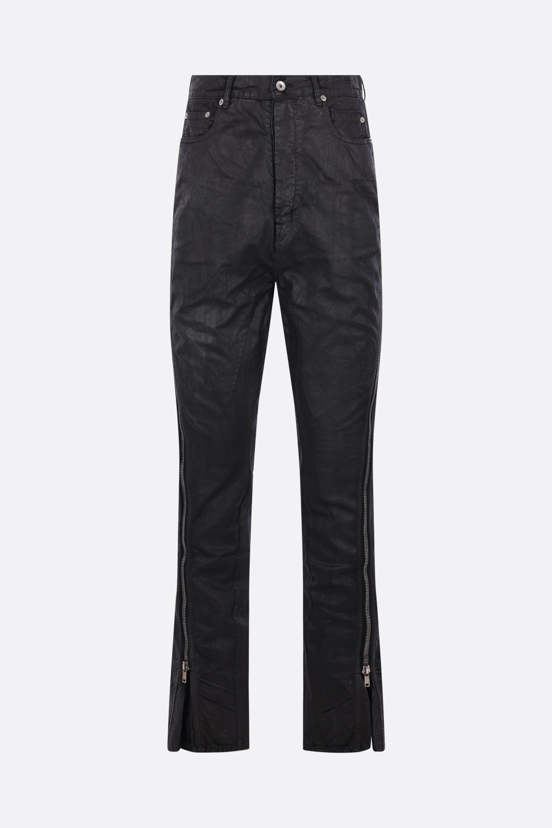 Bolan Banana jeans in waxed denim