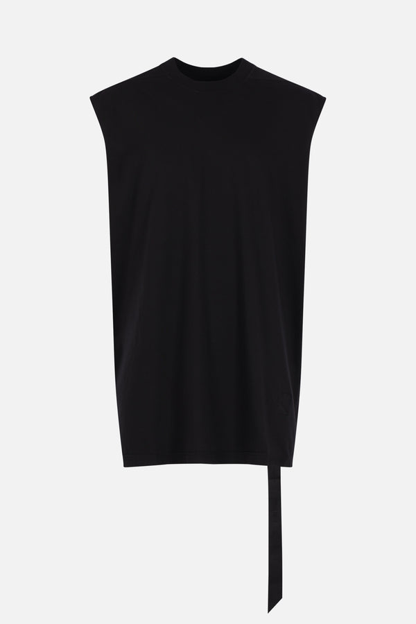 Tarp oversized sleeveless t-shirt in cotton