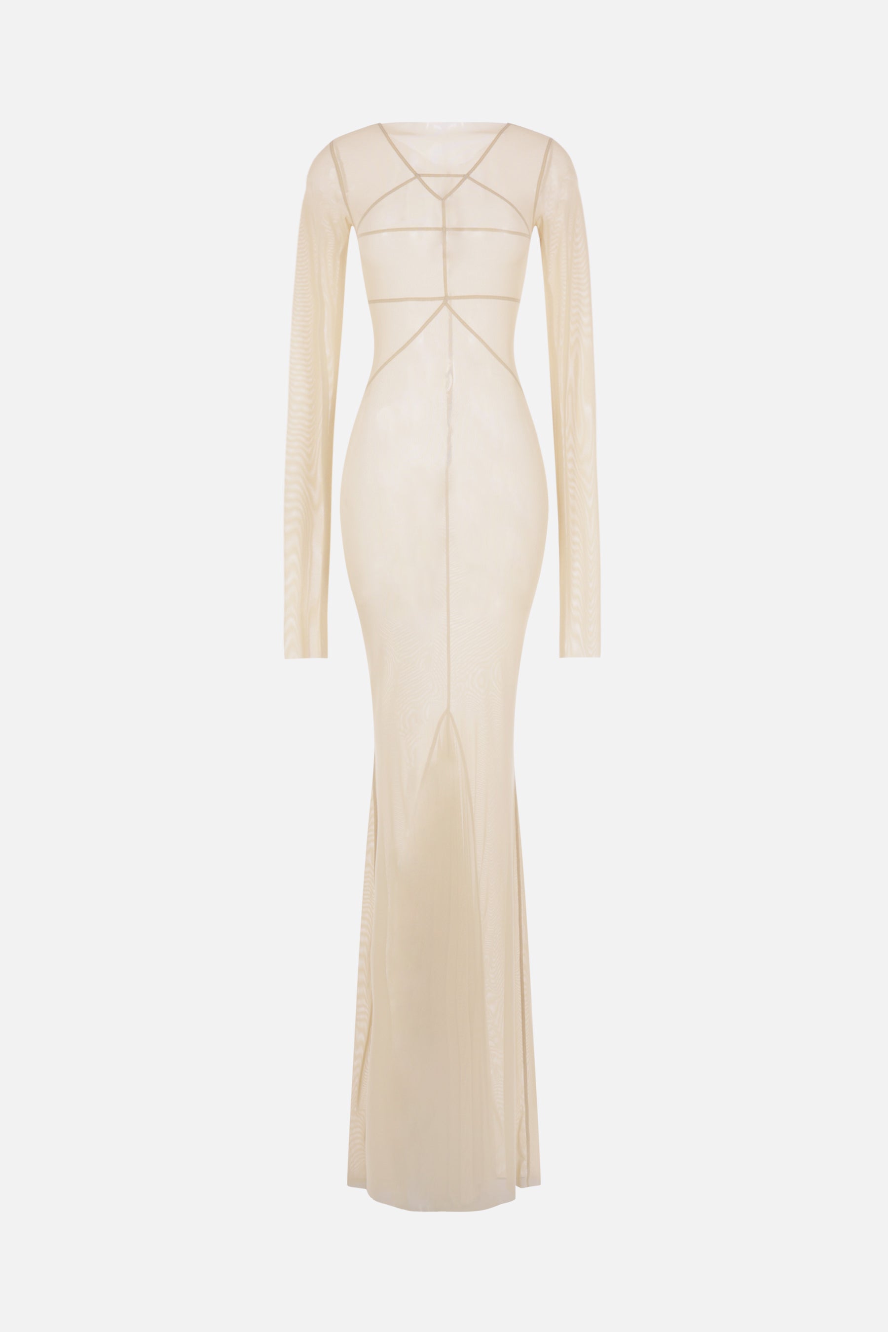 Temple Gown long dress in stretch tulle