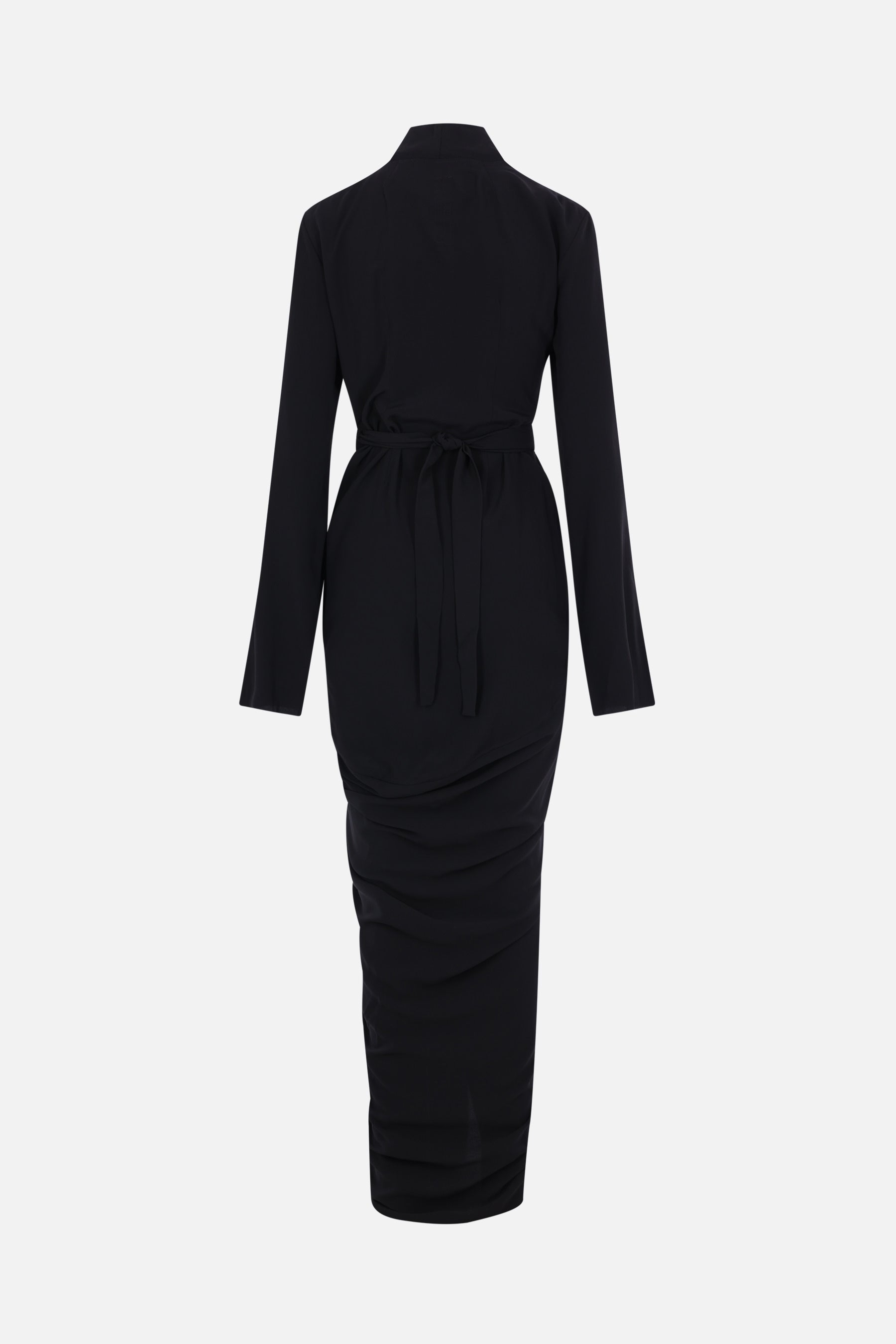 rick owens dress long sleeve Rick Owens Long-sleeve Maxi Dress