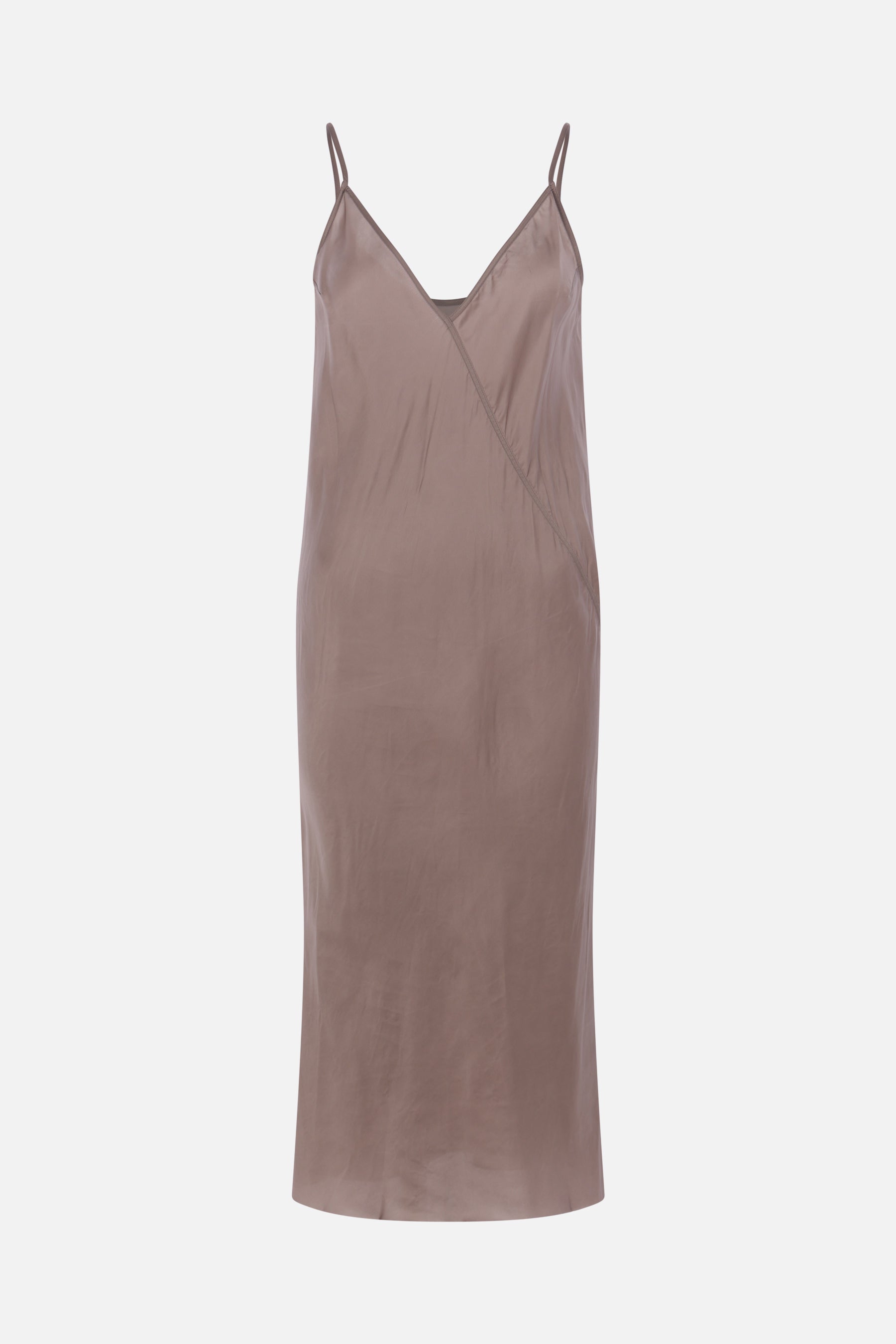 satin slip dress
