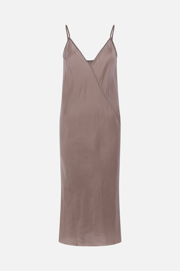 satin slip dress