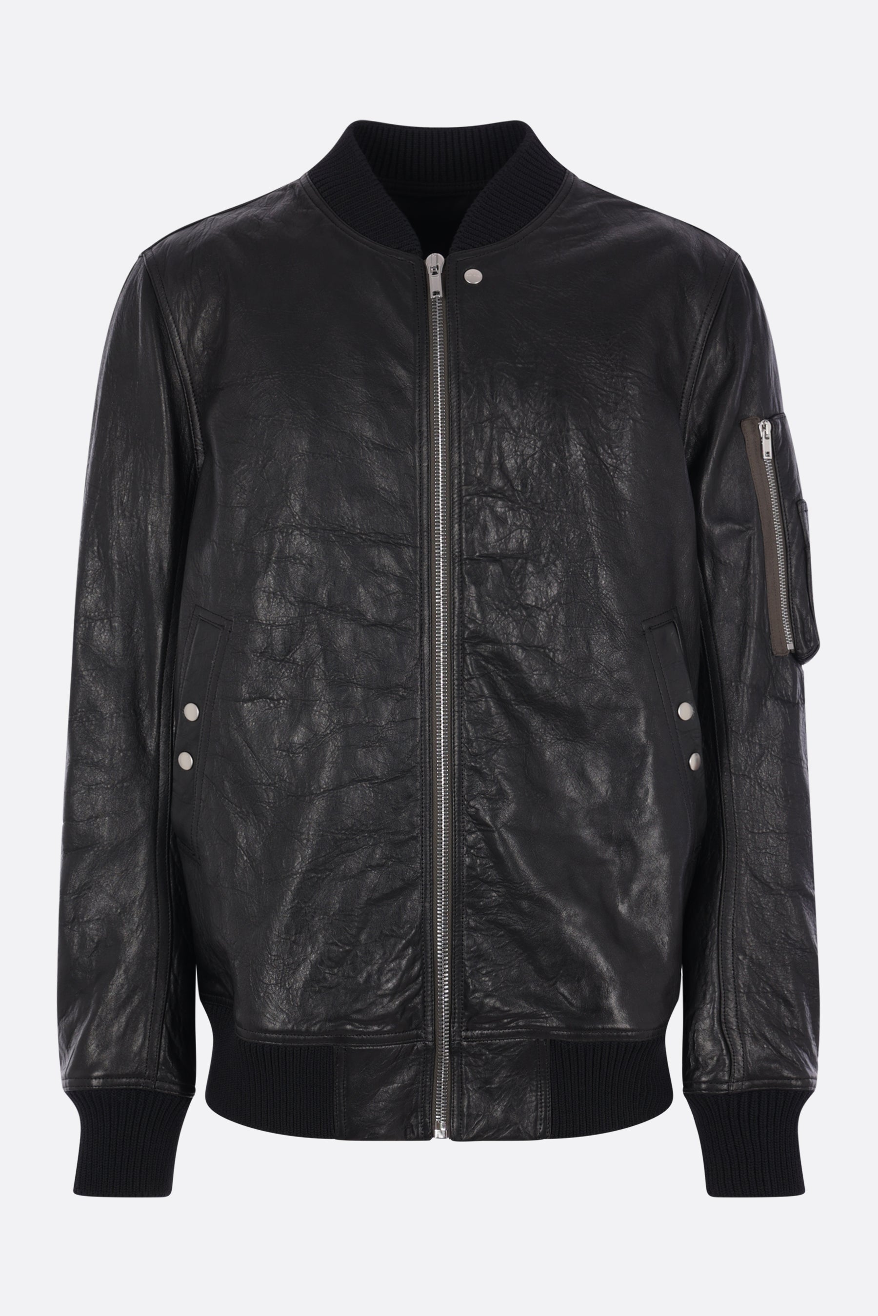 Classic Flight bomber jacket in leather