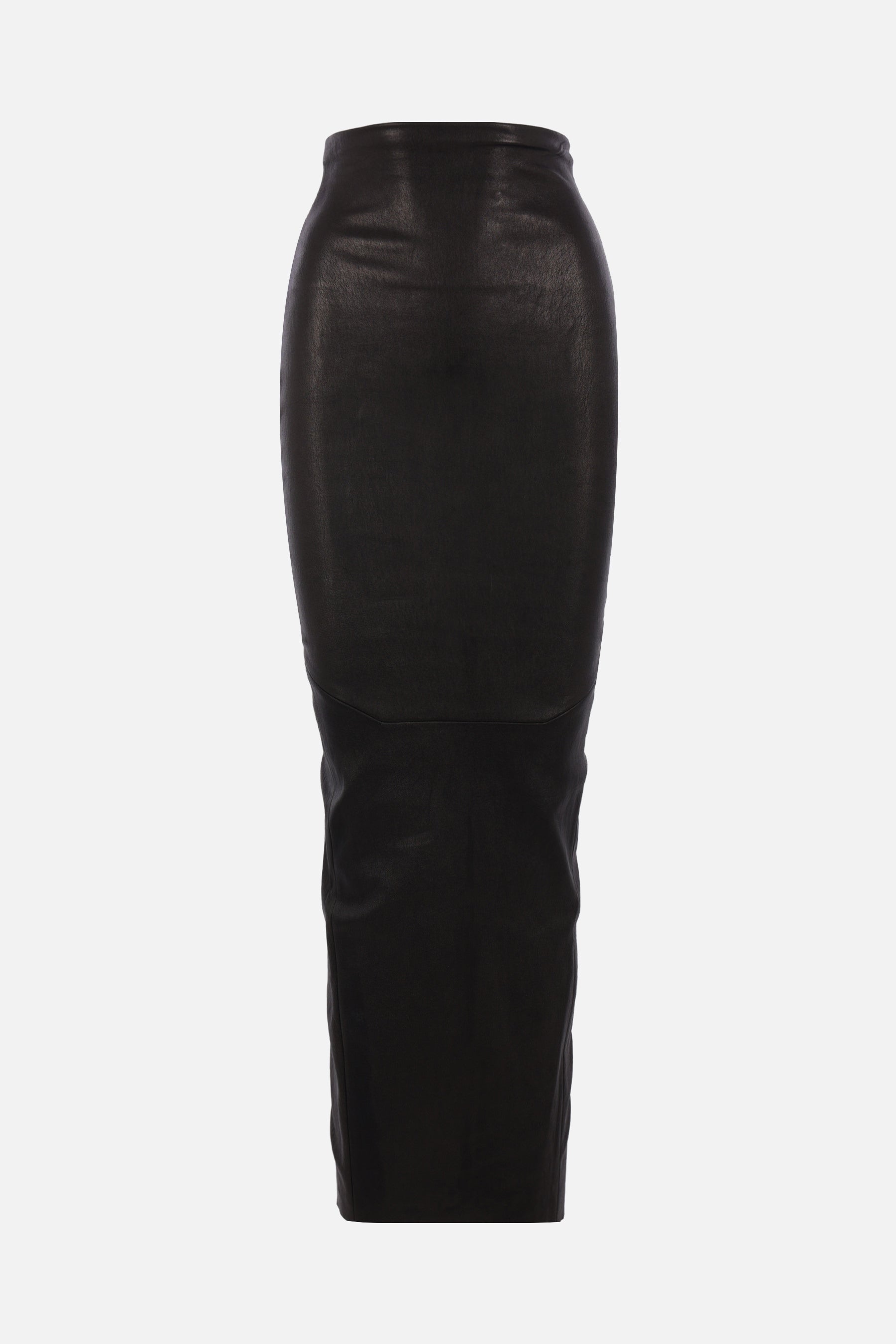 Dirt Pillar long skirt in leather