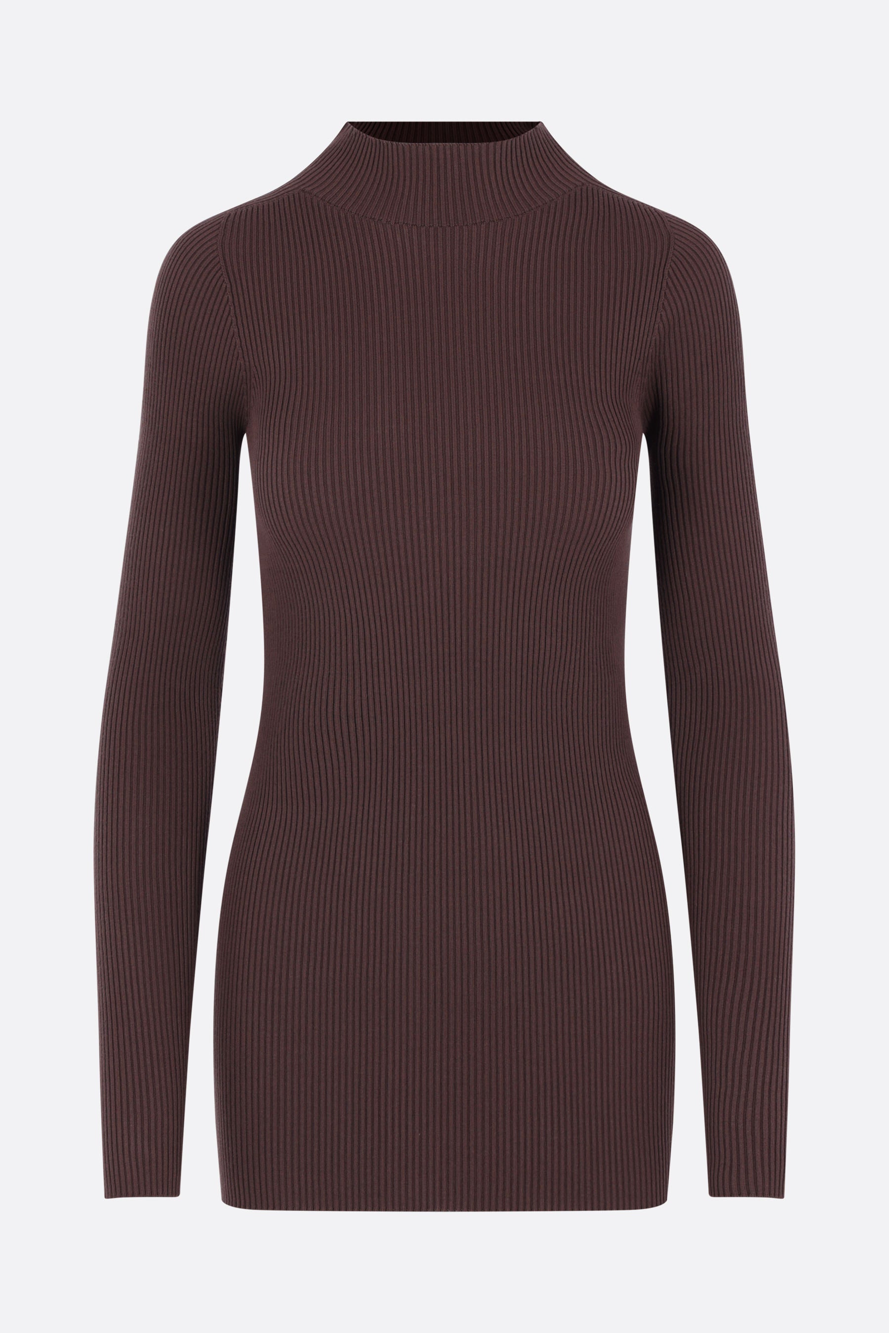 rib knit turtleneck