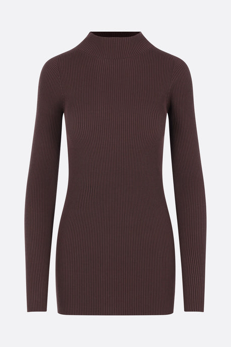 rib knit turtleneck