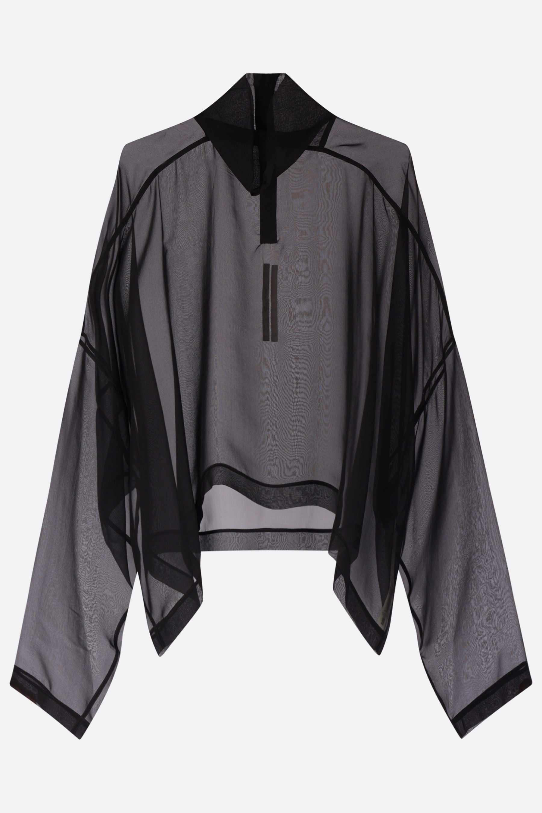 Jumbo Tabard cropped blouse in silk