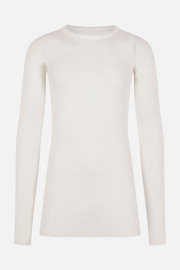long-sleeve t-shirt in rib jersey