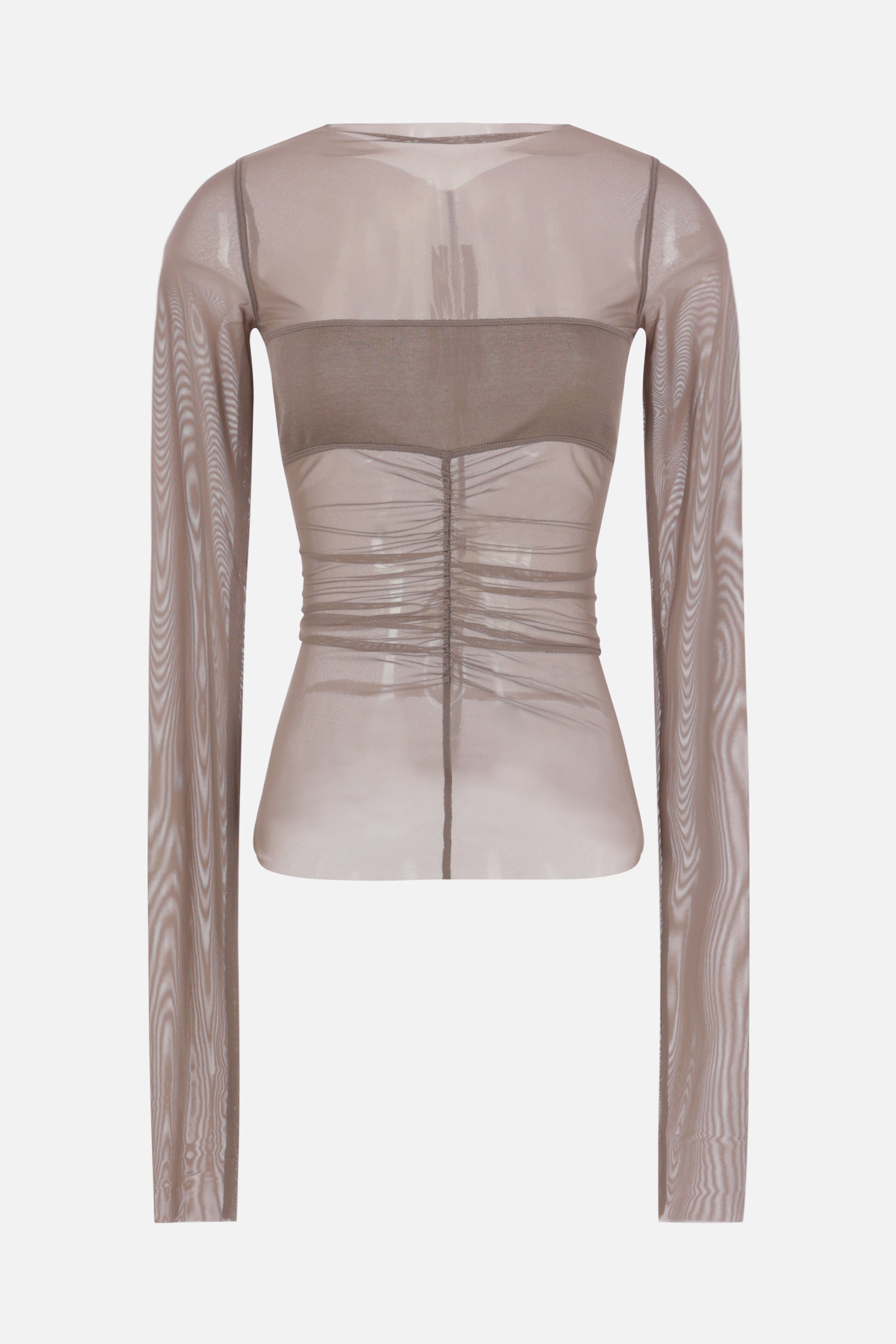 Temple Bandeau top in stretch tulle