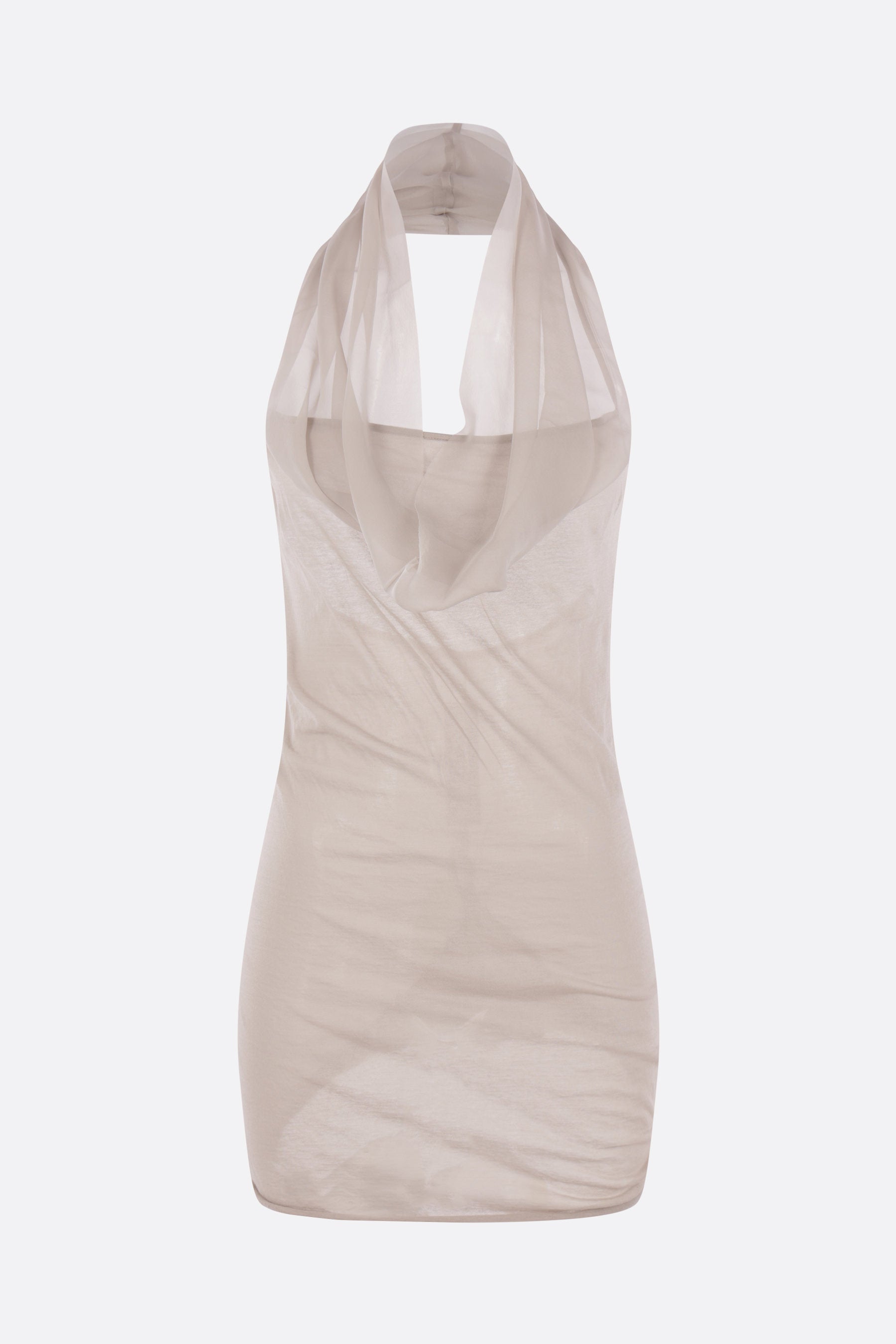 top Sunburn Halter in jersey e chiffon