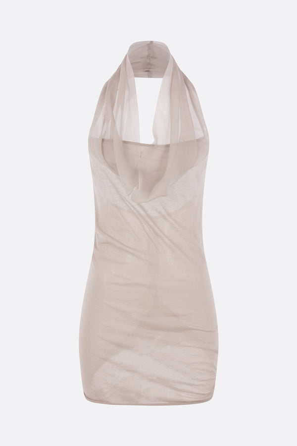 top Sunburn Halter in jersey e chiffon