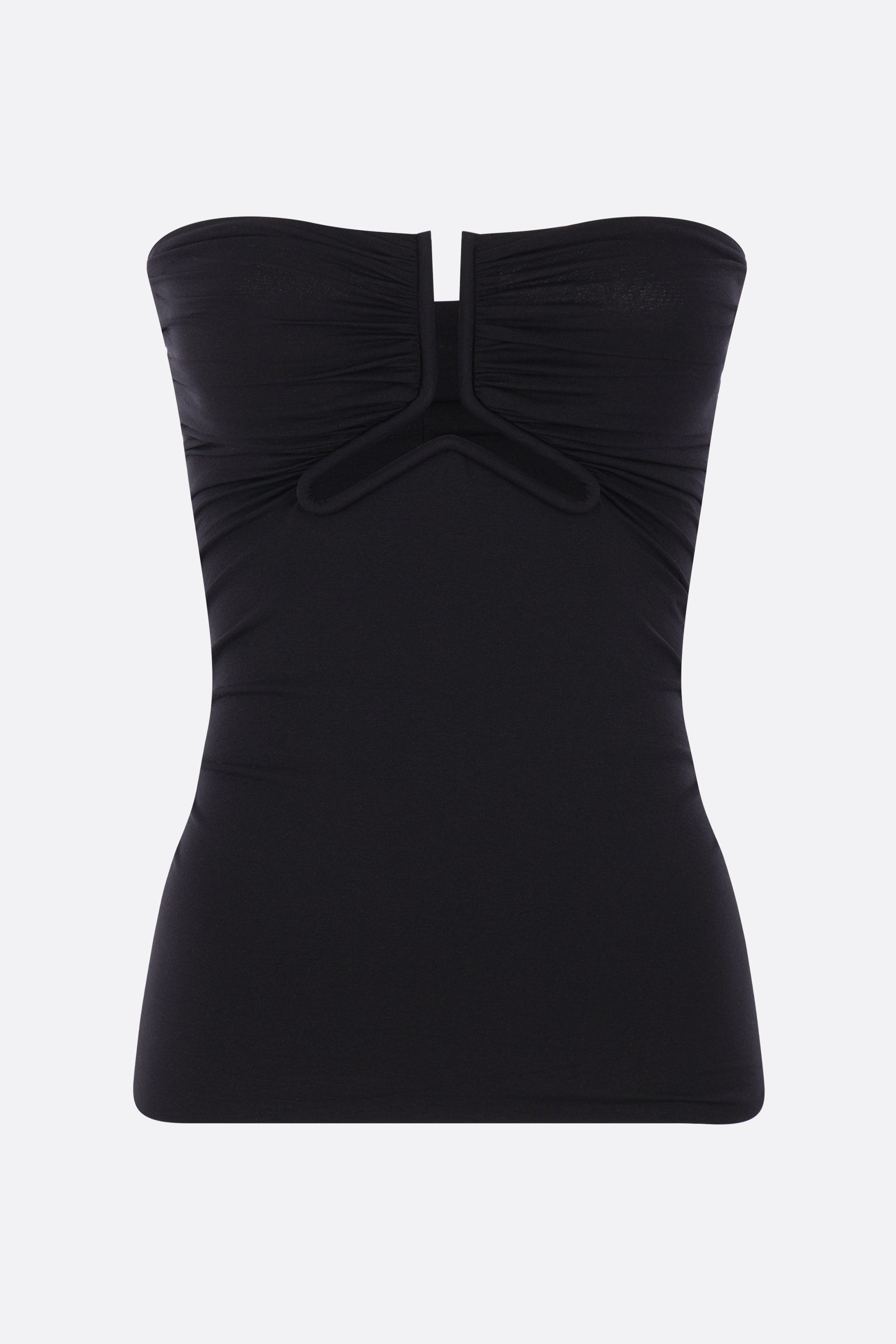 Alannah Prong bustier top in stretch jersey