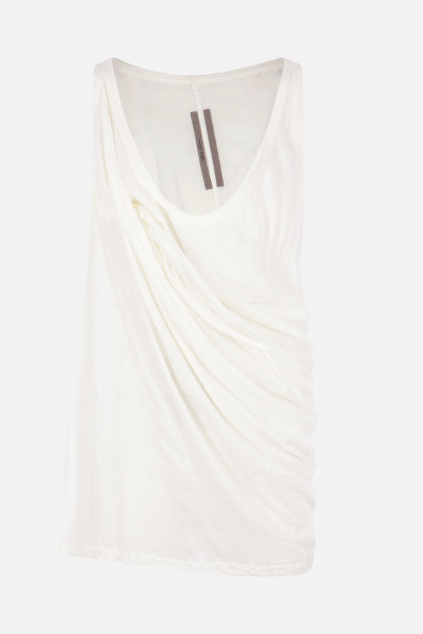 Pony draped tank top in jersey