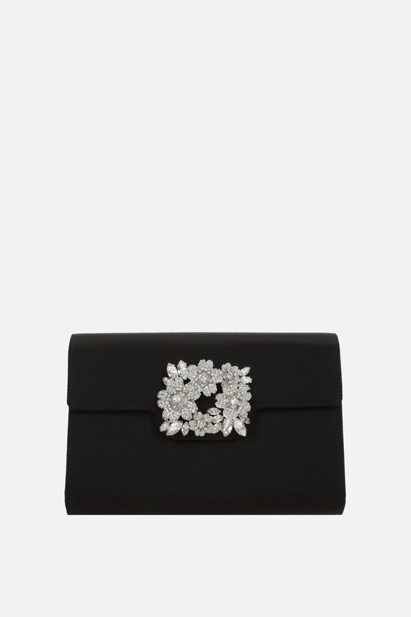 Mini Efflorescence clutch in satin