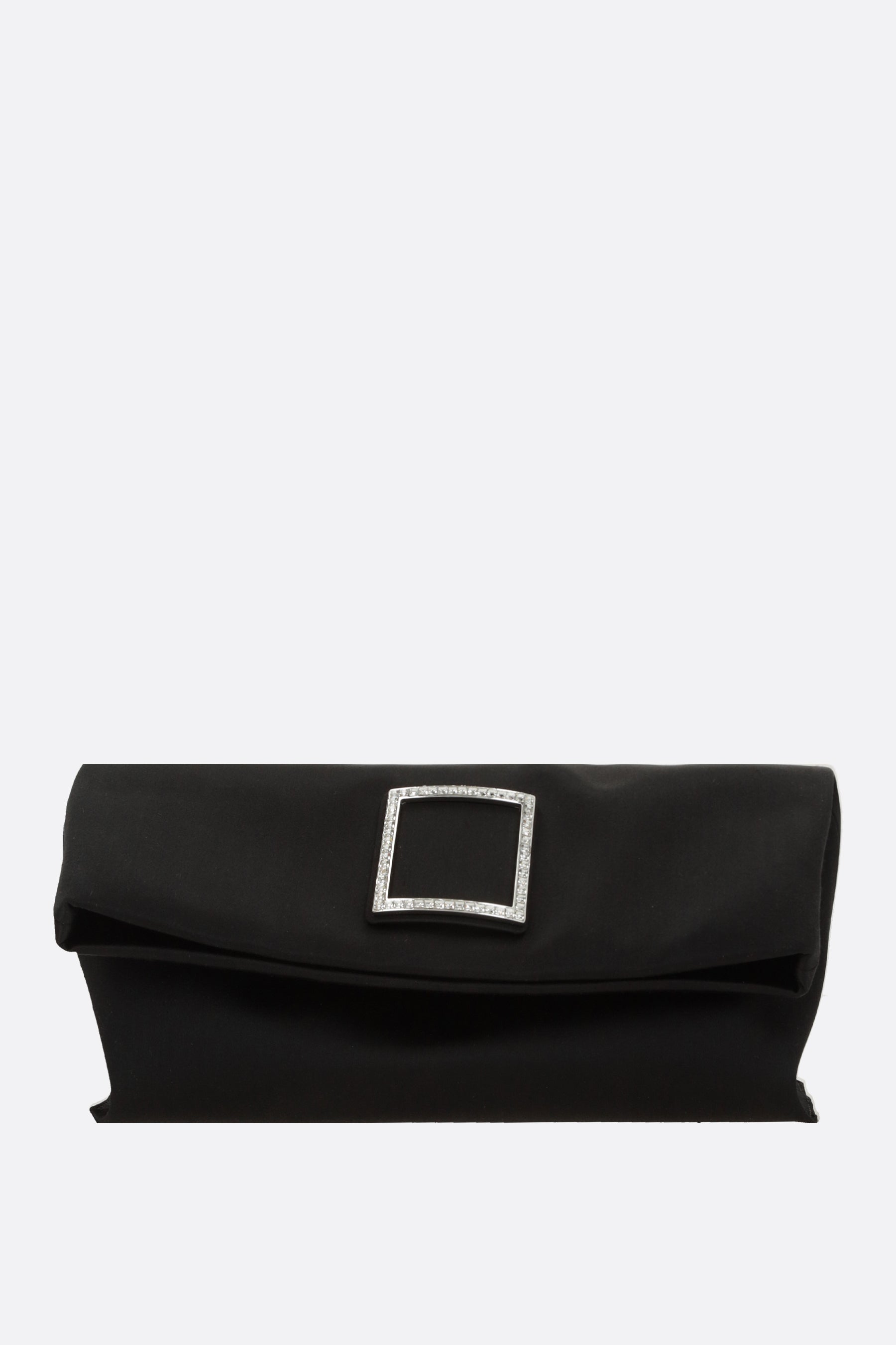 Trompette clutch in satin