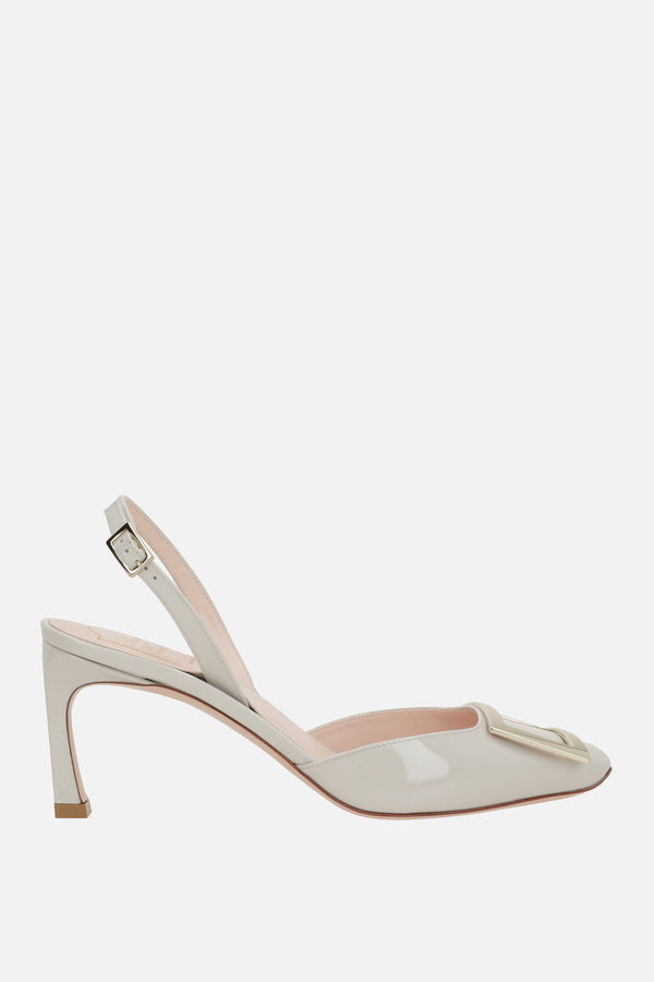 Trompette slignbacks in patent leather