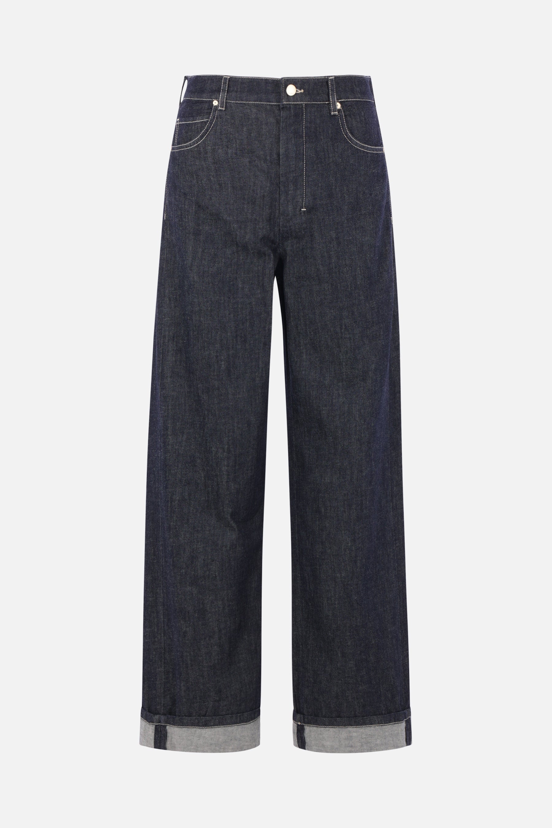 Chiara jeans in denim with turn-ups