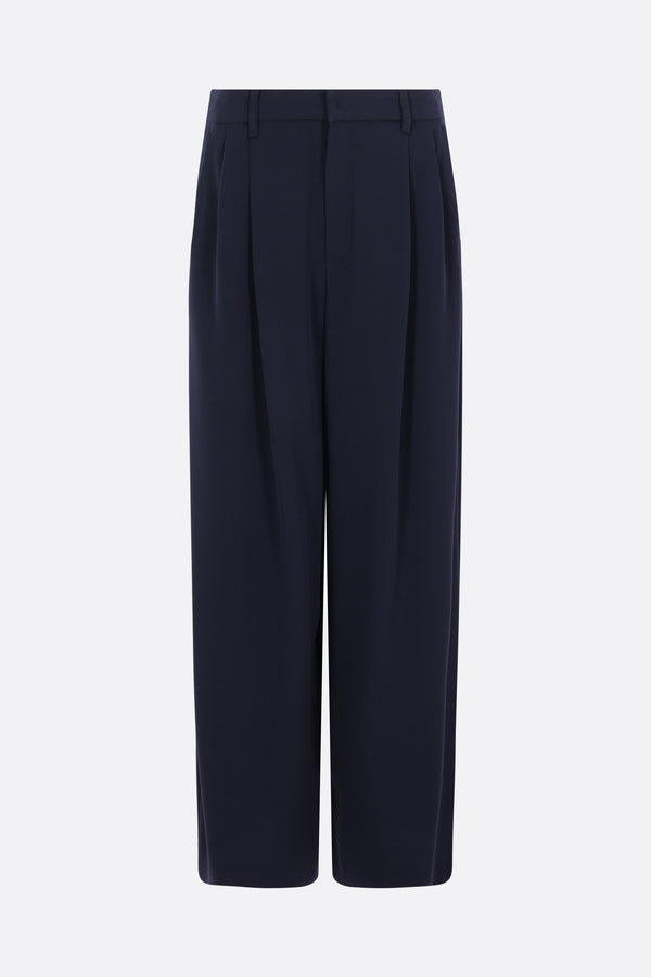 Donata wide-leg trousers in satin