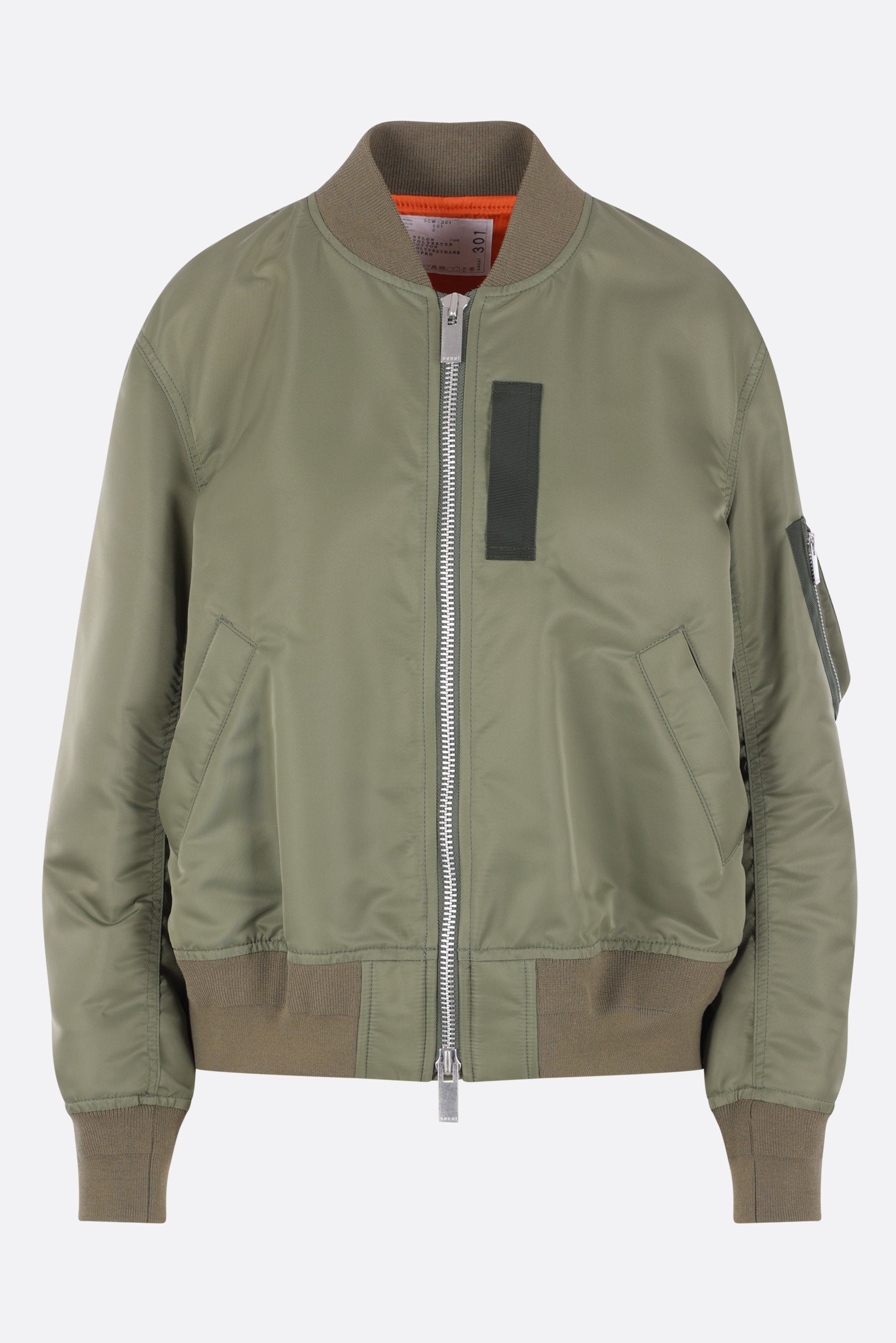 nylon bomber jacket