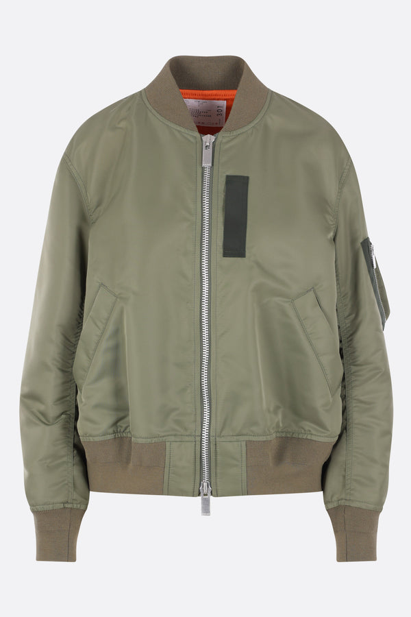 bomber in nylon