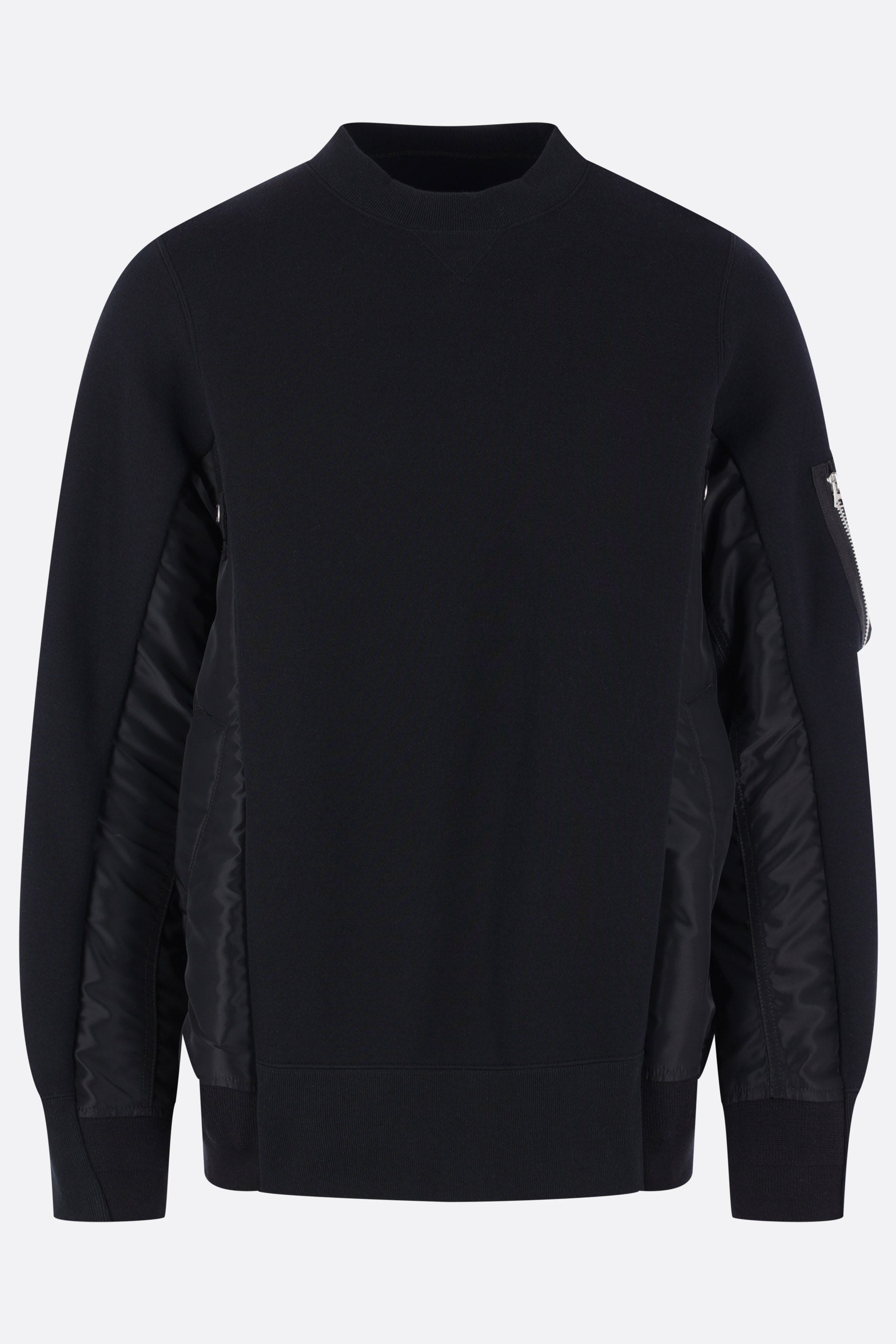 felpa in jersey e nylon