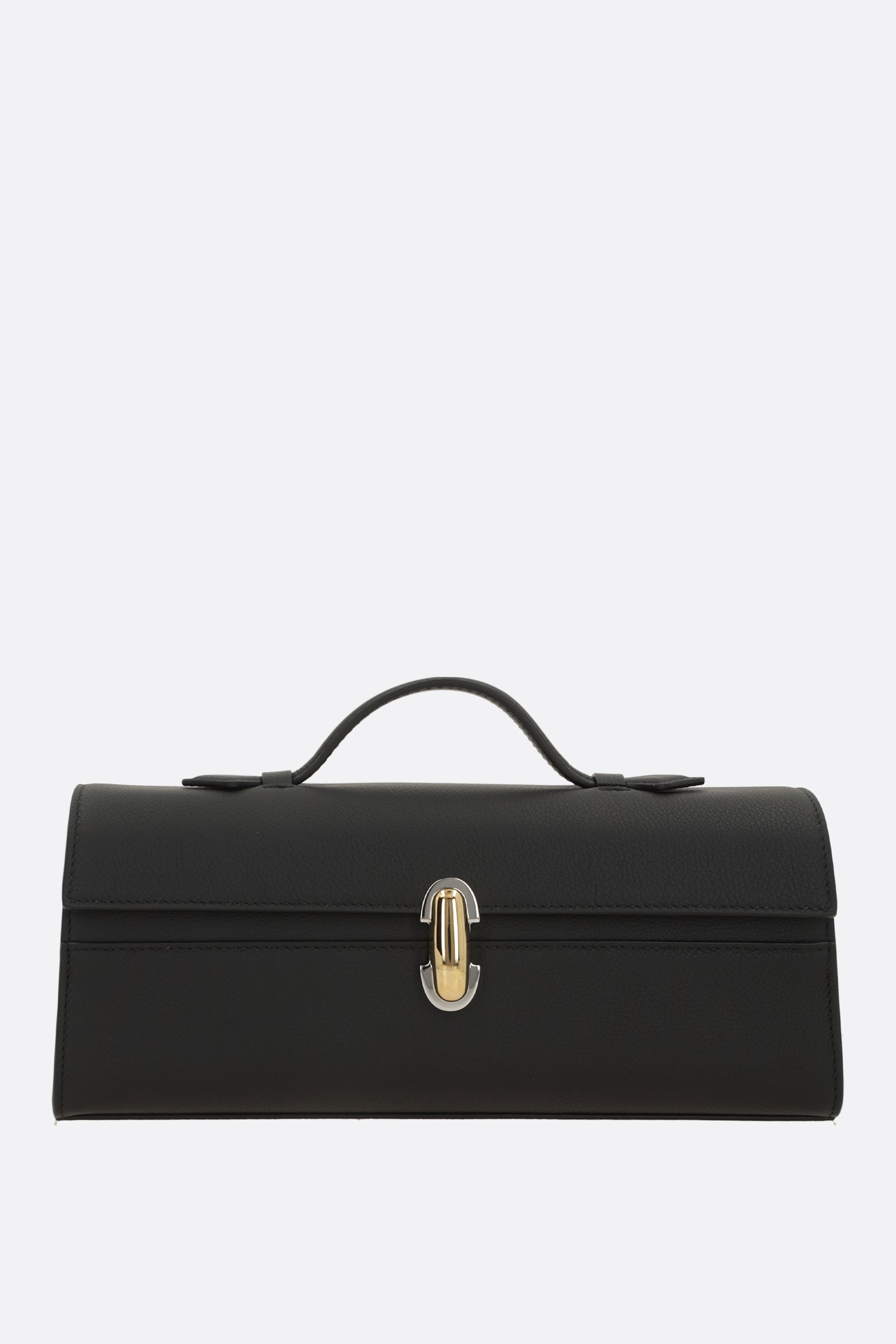 borsa a mano Slim Symmetry Pochette in pelle martellata