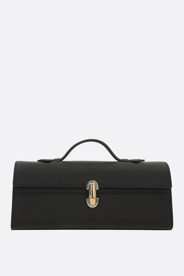 borsa a mano Slim Symmetry Pochette in pelle martellata