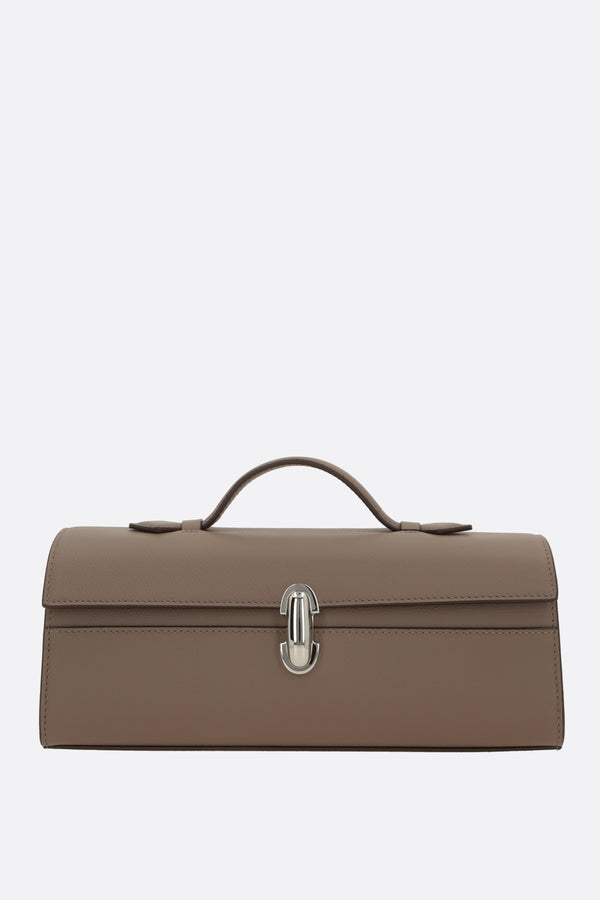 borsa a mano Slim Symmetry Pochette in pelle martellata