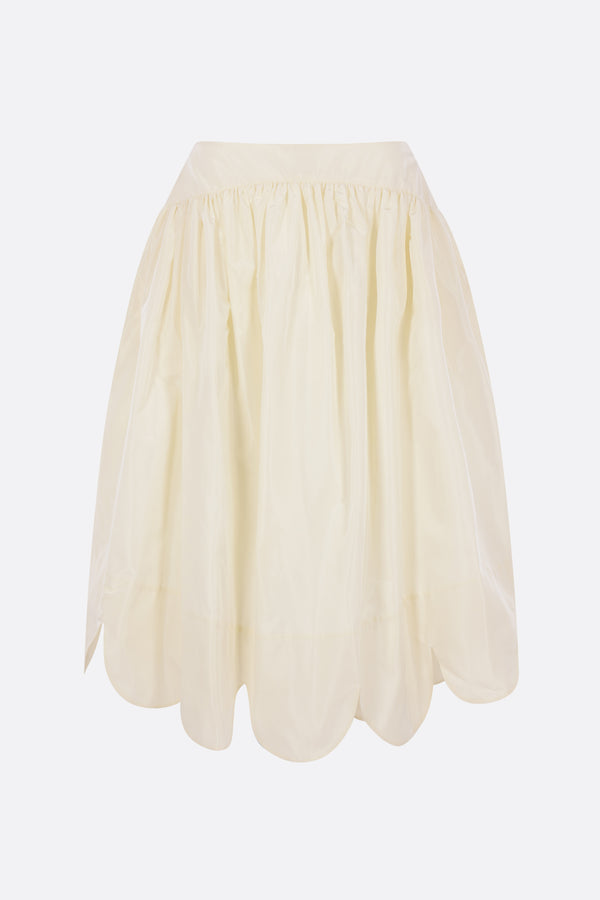 gonna a ruota in taffetà