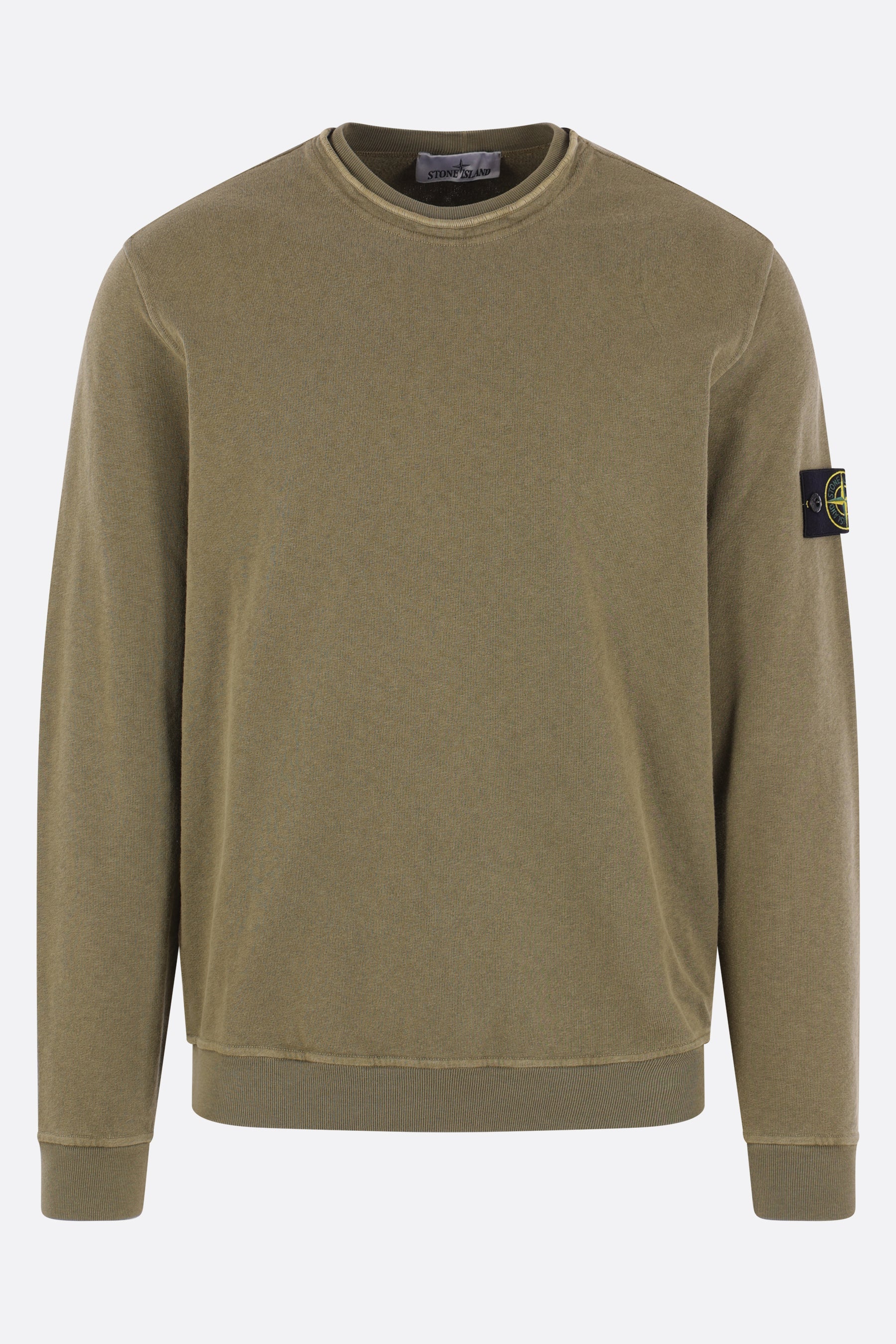 jersey sweatshirt with logo badge