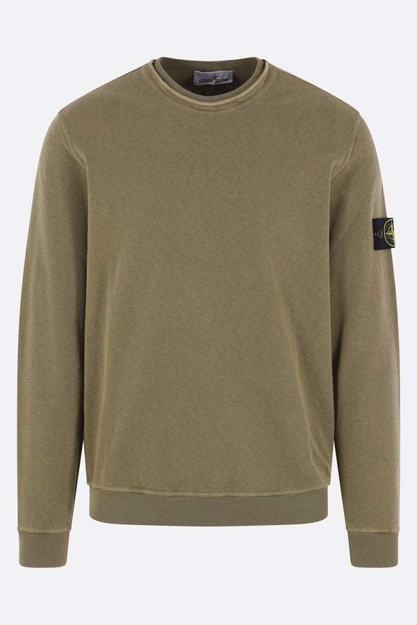 jersey sweatshirt with logo badge