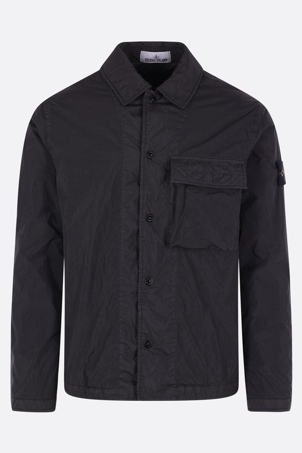 giacca-camicia imbottita in Crinkle Reps NY