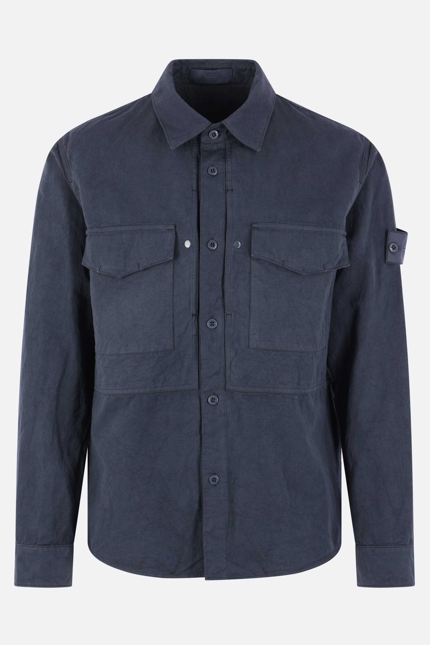 giacca-camicia Ghost in canvas