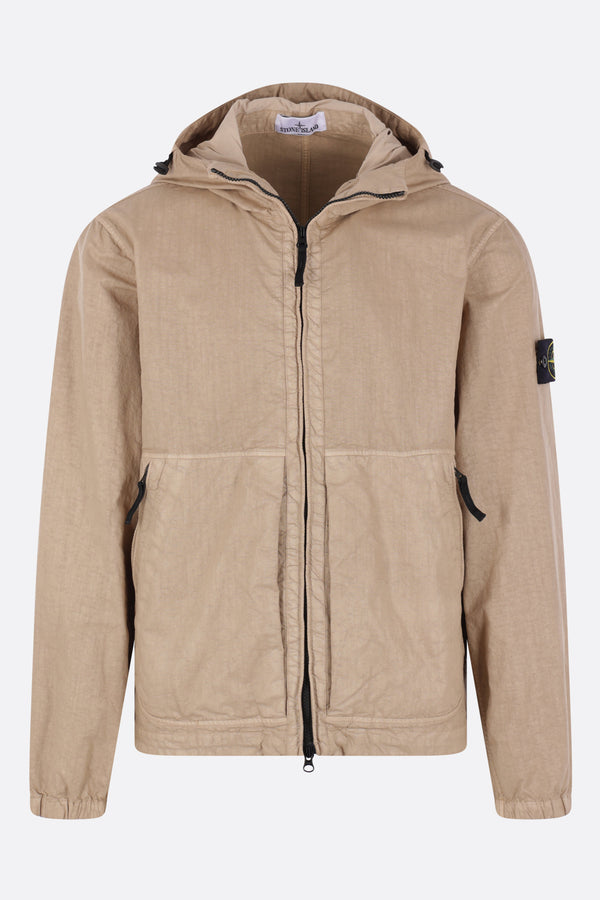 windbreaker in Organic-Look Nylon Panama-TC