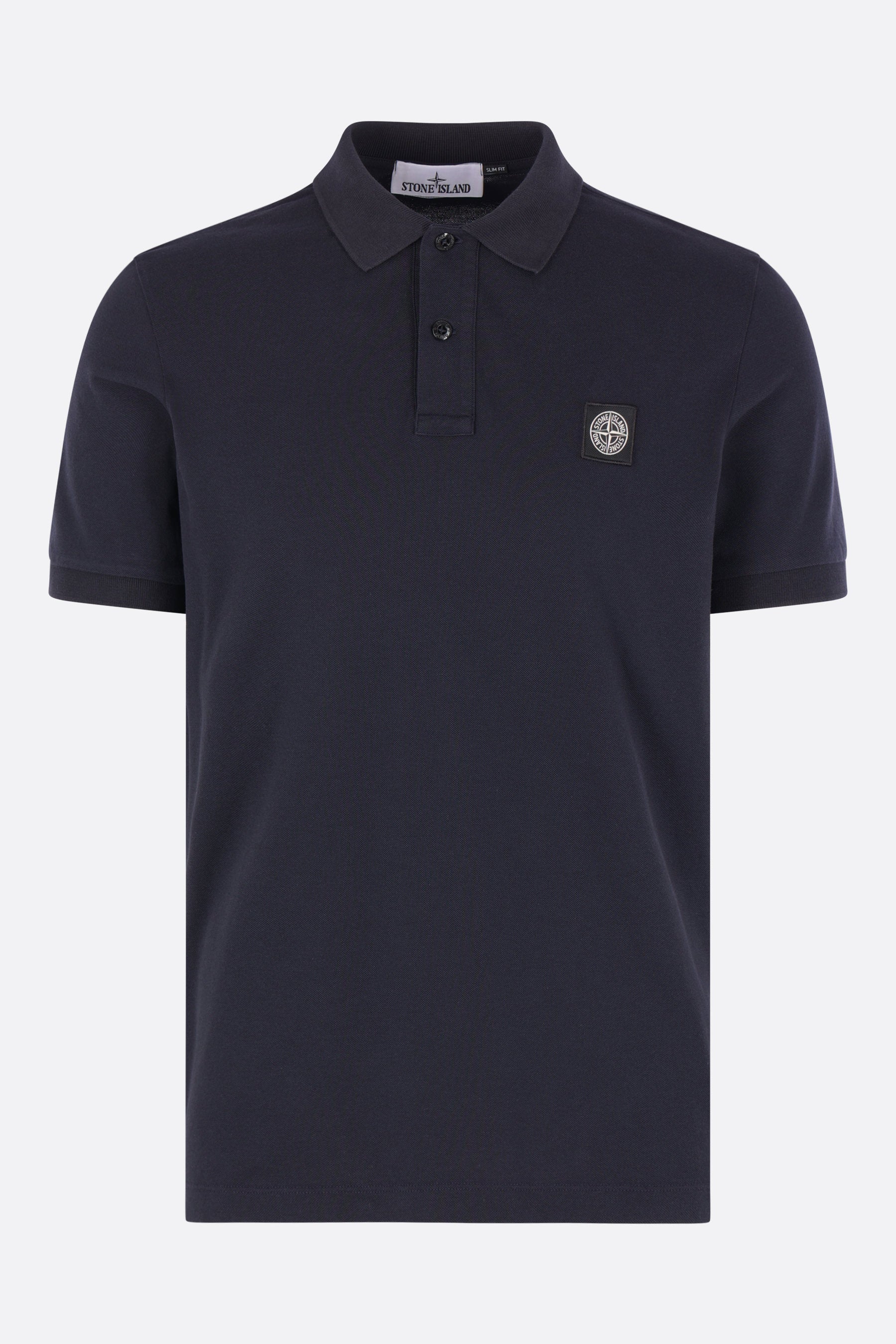 polo in piquet patch logo