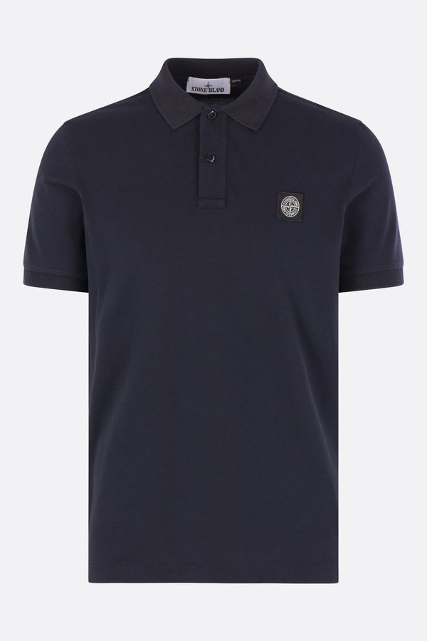 polo in piquet patch logo