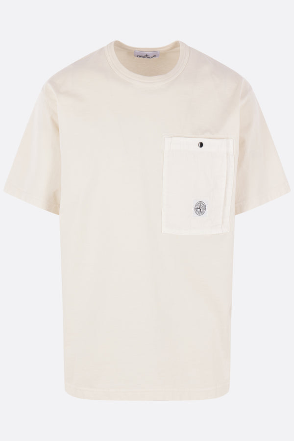 t-shirt in cotone con taschino