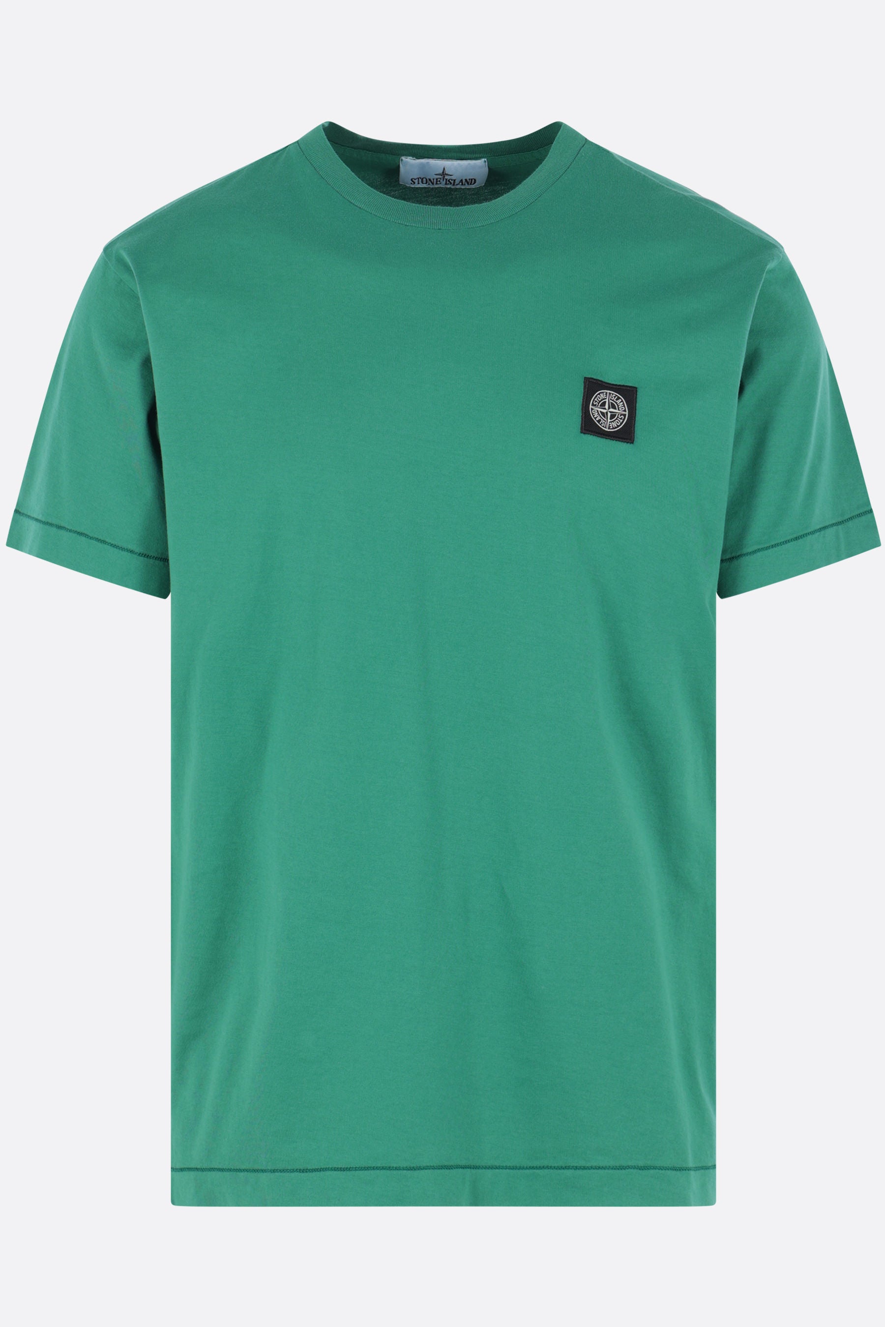 cotton t-shirt with logo patch