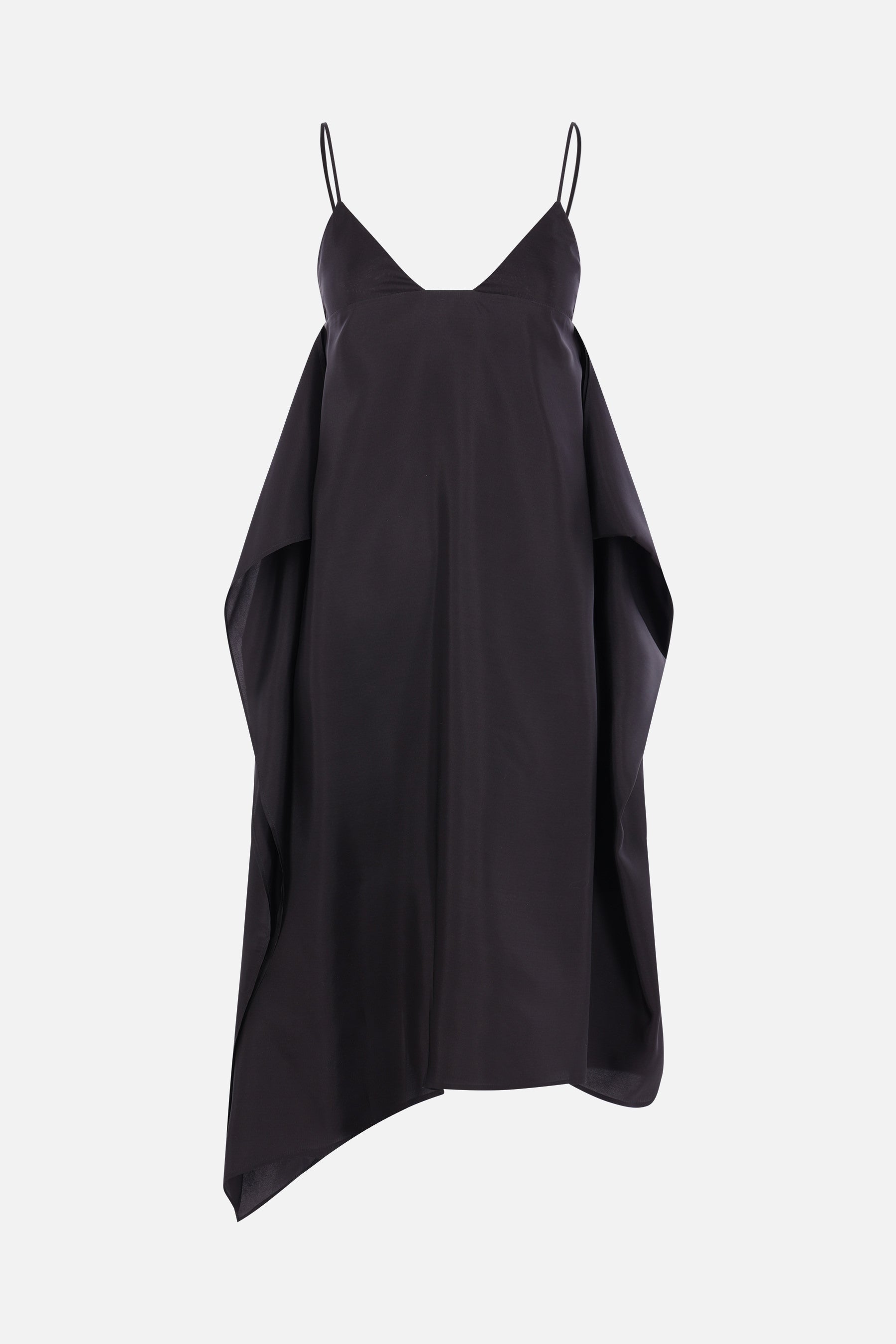 Petit Coat asymmetric dress in silk